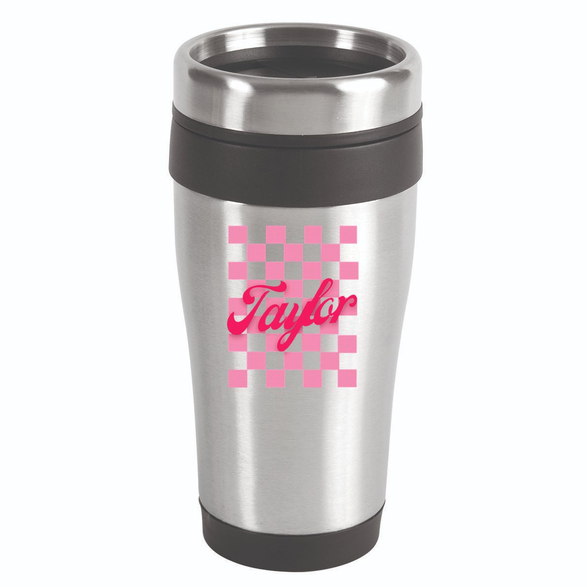 Retro Taylor Personalized Groovy Birthday Girl Design 16oz Travel Tumbler