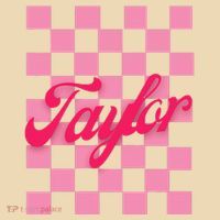 Retro Taylor Personalized Groovy Birthday Girl Design Drawstring Bag