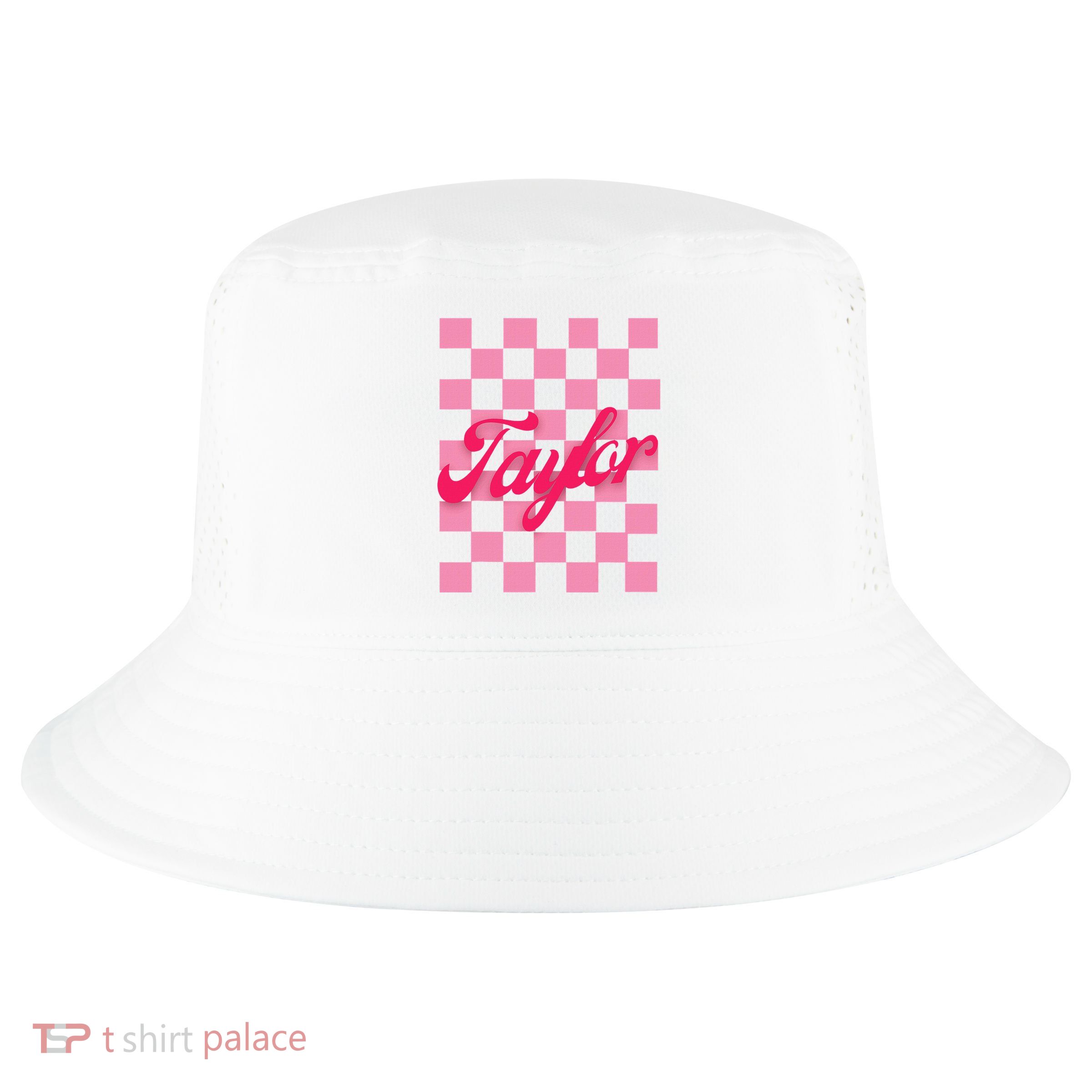 Retro Taylor Personalized Groovy Birthday Girl Design Cool Comfort Performance Bucket Hat