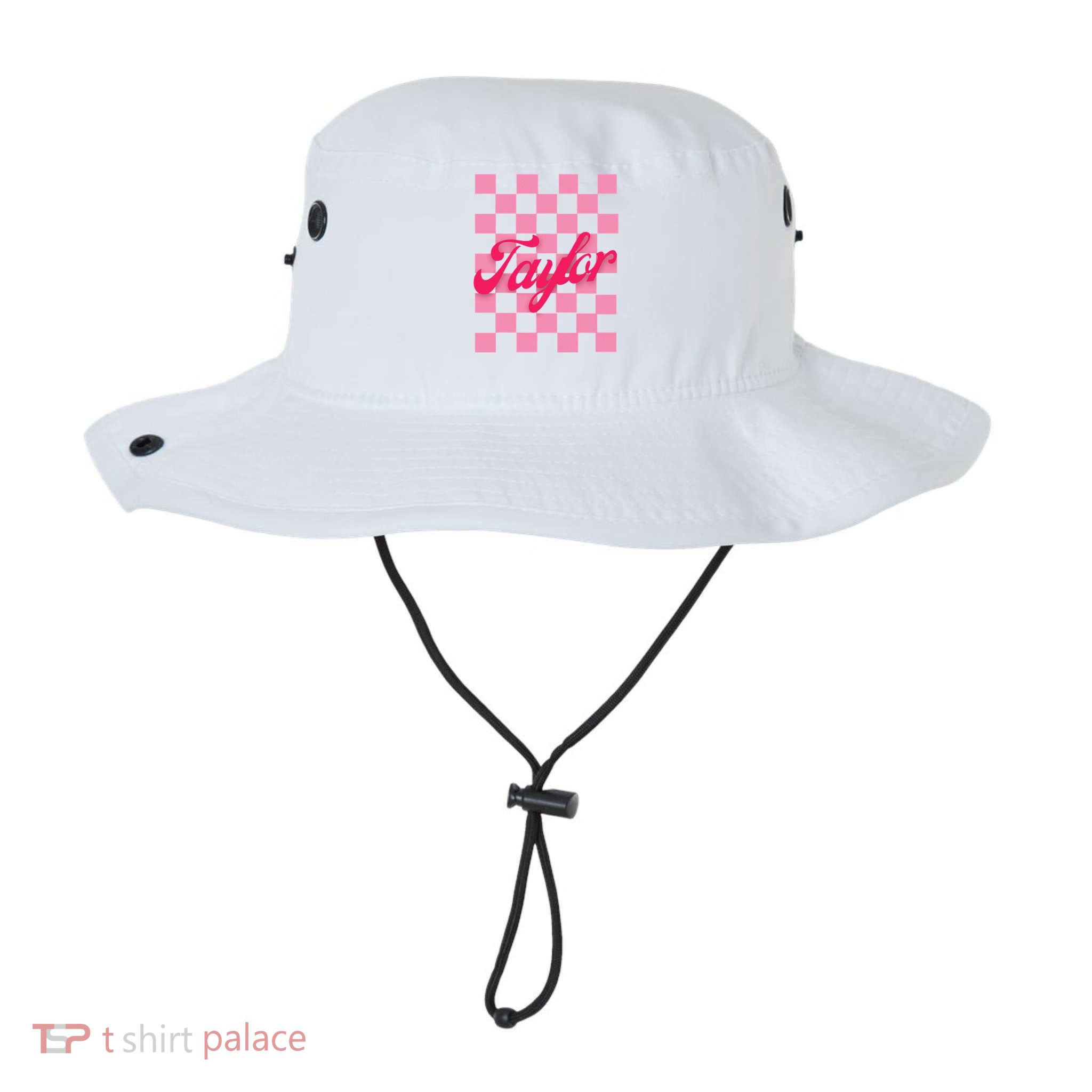 Retro Taylor Personalized Groovy Birthday Girl Design Bucket Hat