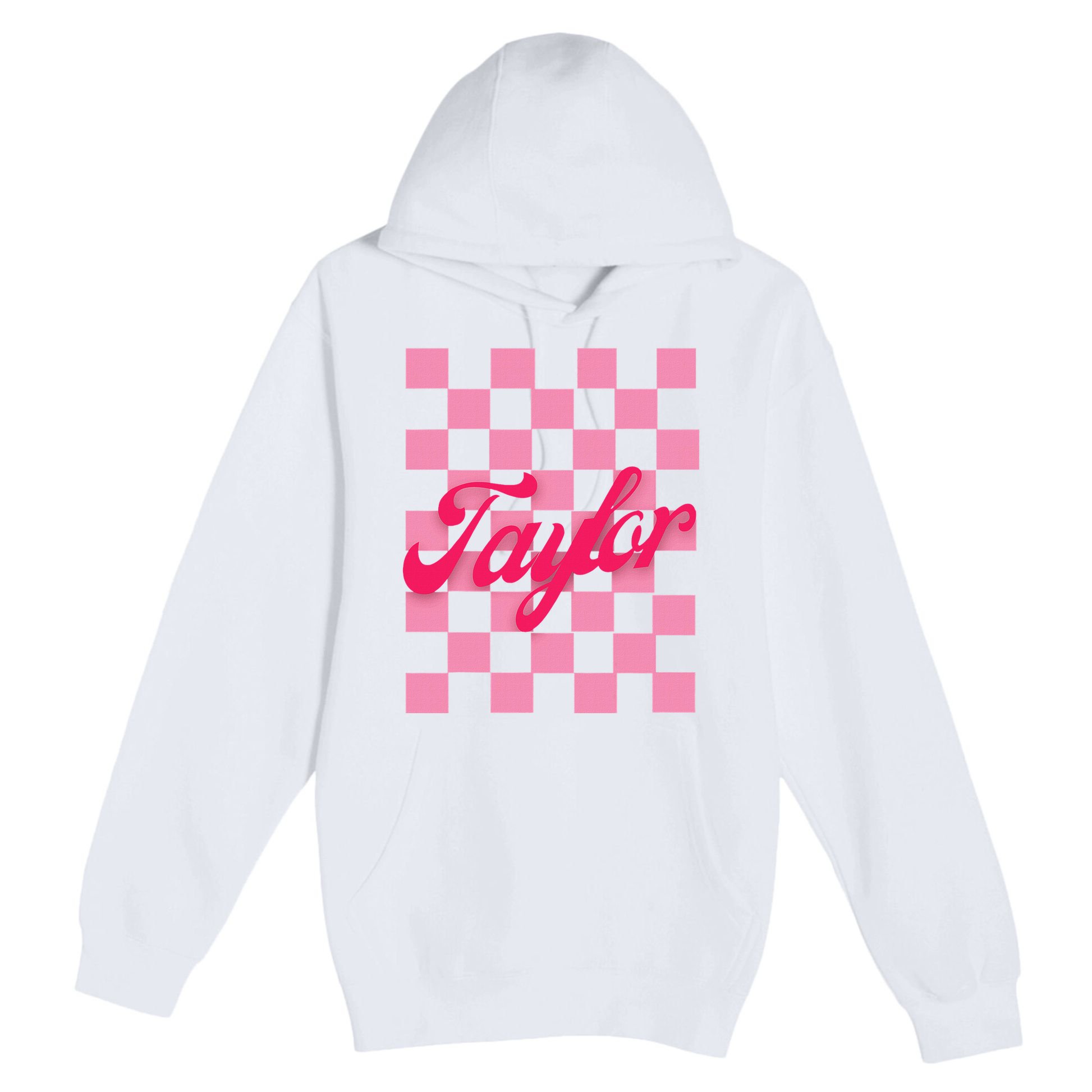 Retro Taylor Personalized Groovy Birthday Girl Design Premium Pullover Hoodie