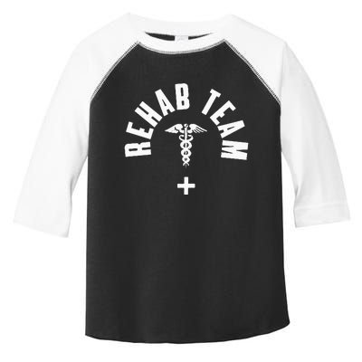 Rehab Team Pocket Outfit Physical Therapy Month Toddler Fine Jersey T-Shirt