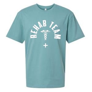 Rehab Team Pocket Outfit Physical Therapy Month Sueded Cloud Jersey T-Shirt