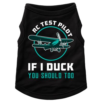 Rc Test Pilot If I Duck Model Airplane Vintage Rc Plane Gift Doggie Tank