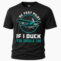 Rc Test Pilot If I Duck Model Airplane Vintage Rc Plane Gift Performance Shirt