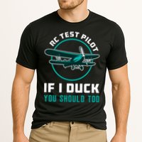 Rc Test Pilot If I Duck Model Airplane Vintage Rc Plane Gift Performance Shirt