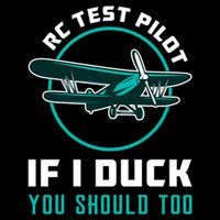 Rc Test Pilot If I Duck Model Airplane Vintage Rc Plane Gift Mug