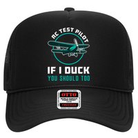 Rc Test Pilot If I Duck Model Airplane Vintage Rc Plane Gift Trucker Hat