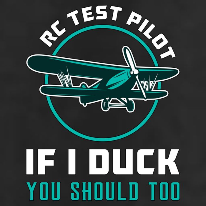 Rc Test Pilot If I Duck Model Airplane Vintage Rc Plane Gift Trucker Hat
