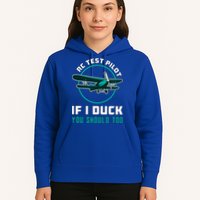 Rc Test Pilot If I Duck Model Airplane Vintage Rc Plane Gift Hoodie