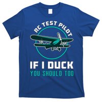 Rc Test Pilot If I Duck Model Airplane Vintage Rc Plane Gift T-Shirt