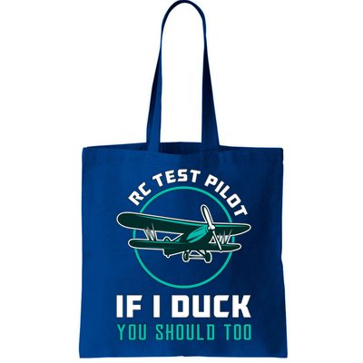 Rc Test Pilot If I Duck Model Airplane Vintage Rc Plane Gift Bag