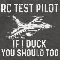 Rc Test Pilot If I Duck You Should Too Rc Airplane Pilot Vector Backpack