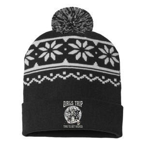 Racing Three Pedals Classically Trained Manual Transmission USA-Made Snowflake Beanie