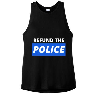 Refund The Police Ladies PosiCharge Tri-Blend Wicking Tank