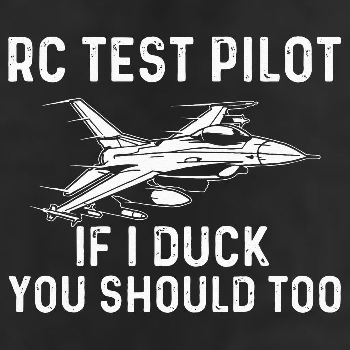 RC Test Pilot If I Duck You Should Too RC Airplane Pilot 7 Panel Mesh Trucker Snapback Hat