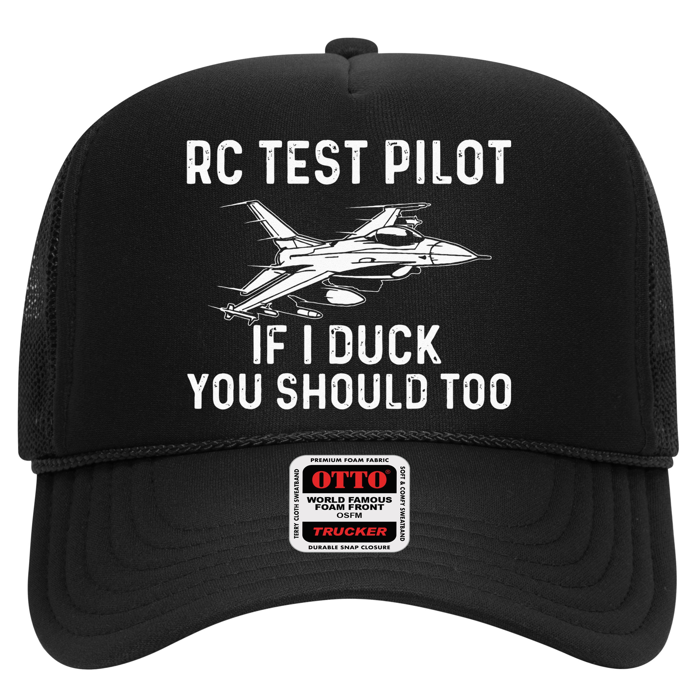 RC Test Pilot If I Duck You Should Too RC Airplane Pilot Hat