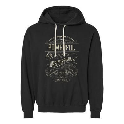 Ram Trucks Powerful Unstoppable Garment-Dyed Fleece Hoodie