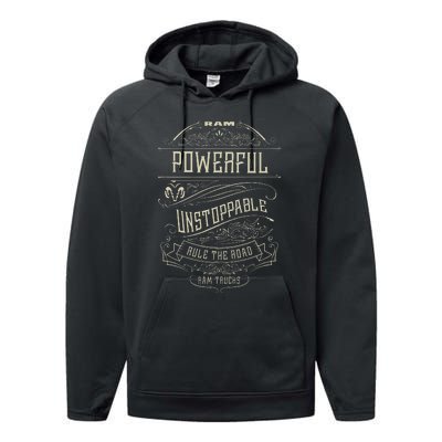 Ram Trucks Powerful Unstoppable Performance Fleece Hoodie