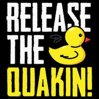 Release The Quackin! Graphic Rubber Duck Funny Backpack