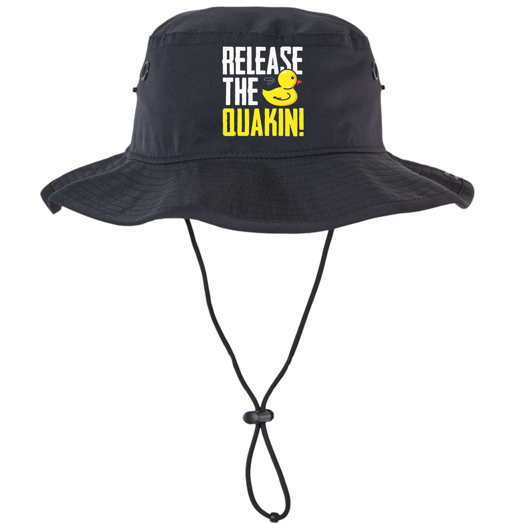 Release The Quackin! Graphic Rubber Duck Funny Bucket Hat