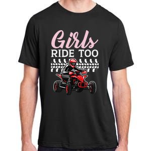 Ride Too Quad Princess Quad Bike Offroading ATV Adult ChromaSoft Performance T-Shirt