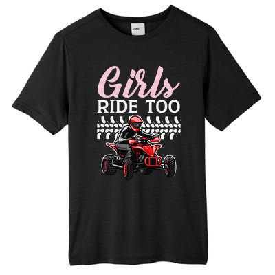 Ride Too Quad Princess Quad Bike Offroading ATV Tall Fusion ChromaSoft Performance T-Shirt