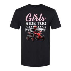 Ride Too Quad Princess Quad Bike Offroading ATV Softstyle CVC T-Shirt