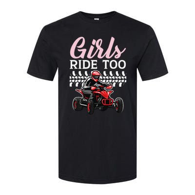 Ride Too Quad Princess Quad Bike Offroading ATV Softstyle CVC T-Shirt