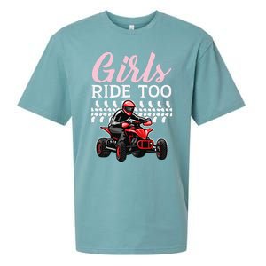 Ride Too Quad Princess Quad Bike Offroading ATV Sueded Cloud Jersey T-Shirt