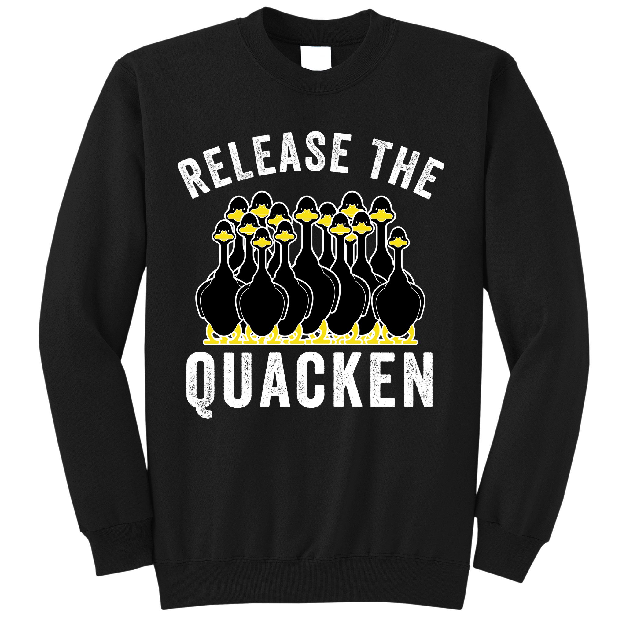 Release The Quacken, Farmer, Duck Lover, Funny Animal Lover Sweatshirt