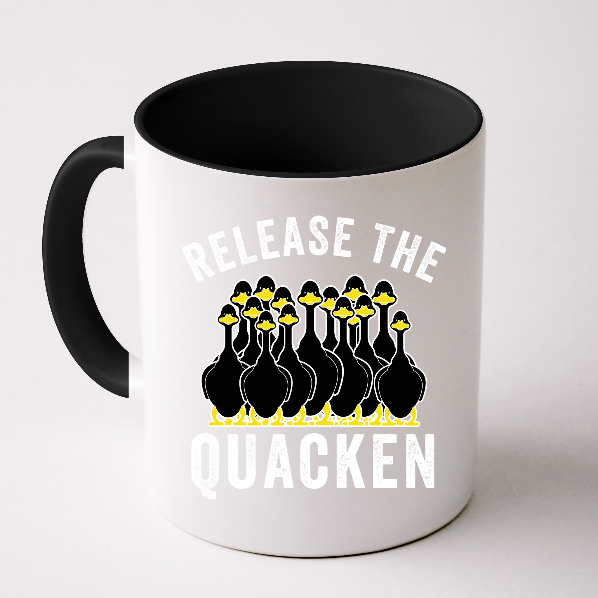 Release The Quacken, Farmer, Duck Lover, Funny Animal Lover Mug