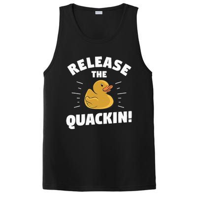 Release The Quackin For A Duck Lover PosiCharge Competitor Tank