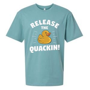 Release The Quackin For A Duck Lover Sueded Cloud Jersey T-Shirt