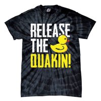 Release The Quackin! Graphic Rubber Duck Funny Tie-Dye T-Shirt