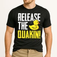 Release The Quackin! Graphic Rubber Duck Performance Shirt