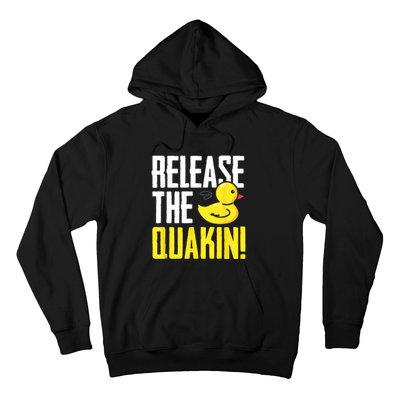 Release The Quackin! Graphic Rubber Duck Hoodie