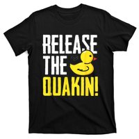 Release The Quackin! Graphic Rubber Duck T-Shirt