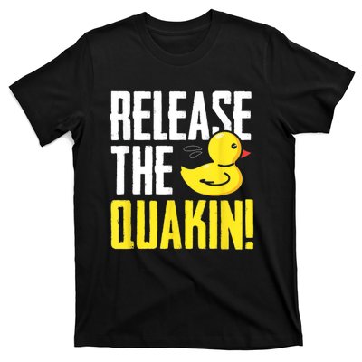 Release The Quackin! Graphic Rubber Duck T-Shirt