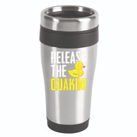Release The Quackin! Graphic Rubber Duck 16oz Travel Tumbler
