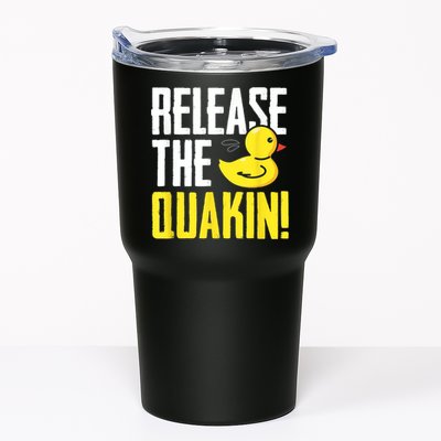 Release The Quackin! Graphic Rubber Duck Tumbler