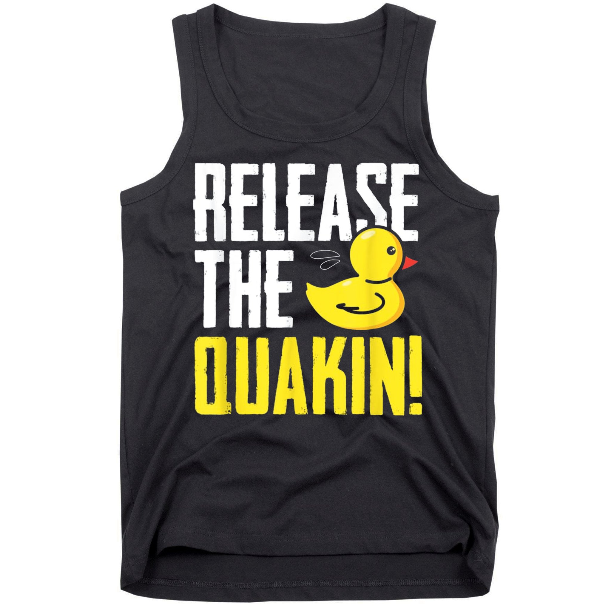 Release The Quackin! Graphic Rubber Duck Tank Top