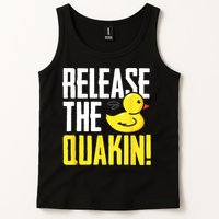 Release The Quackin! Graphic Rubber Duck Tank Top