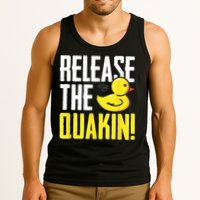 Release The Quackin! Graphic Rubber Duck Tank Top