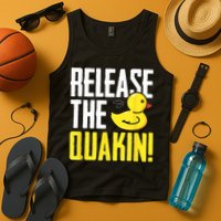 Release The Quackin! Graphic Rubber Duck Tank Top