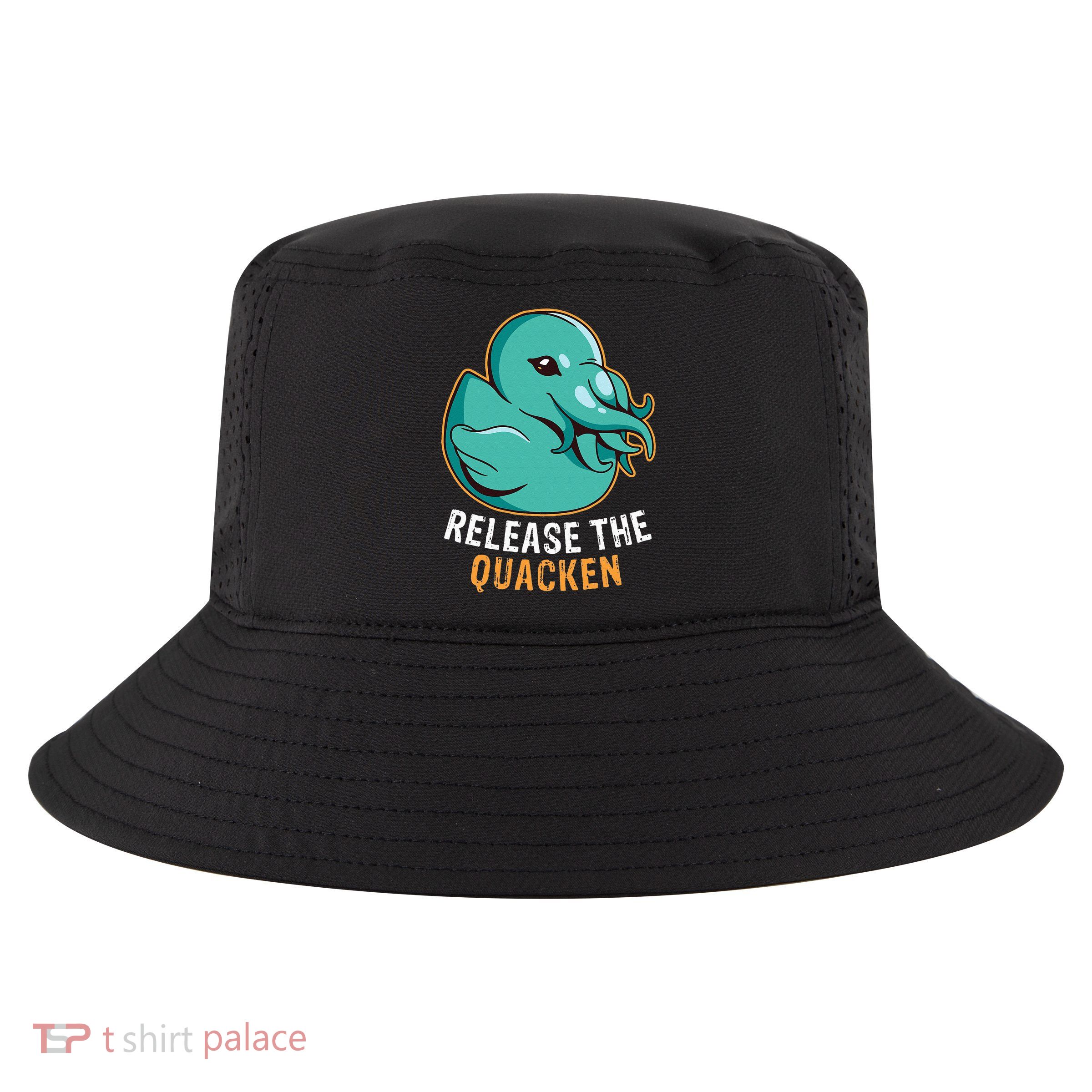 Release the Quacken a Funny Kraken Duck Cool Comfort Performance Bucket Hat