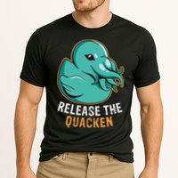 Release the Quacken a Funny Kraken Duck Performance Shirt