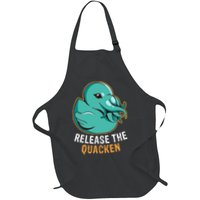 Release the Quacken a Funny Kraken Duck Apron