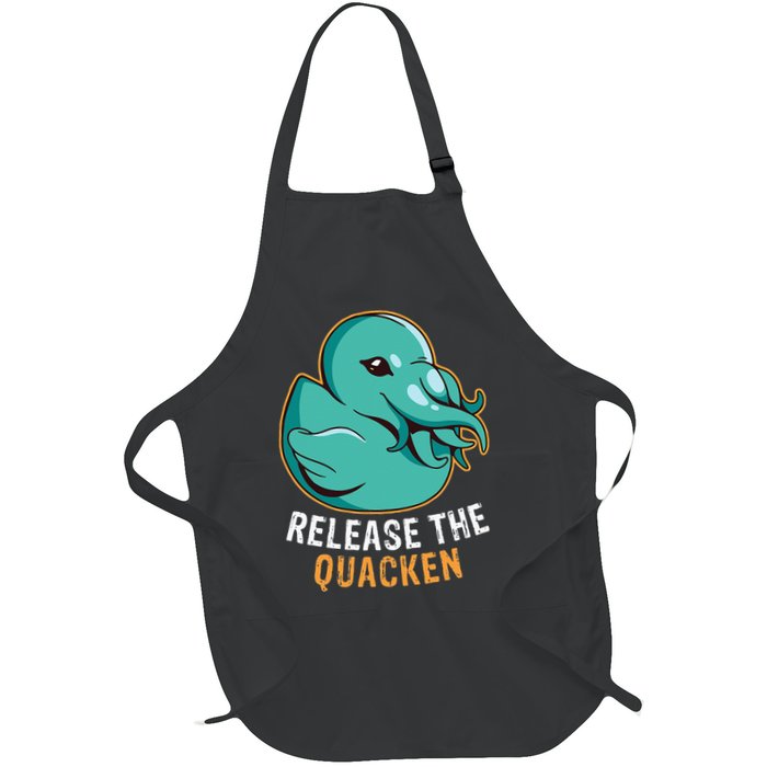 Release the Quacken a Funny Kraken Duck Apron