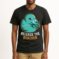 Release the Quacken a Funny Kraken Duck Tall T-Shirt